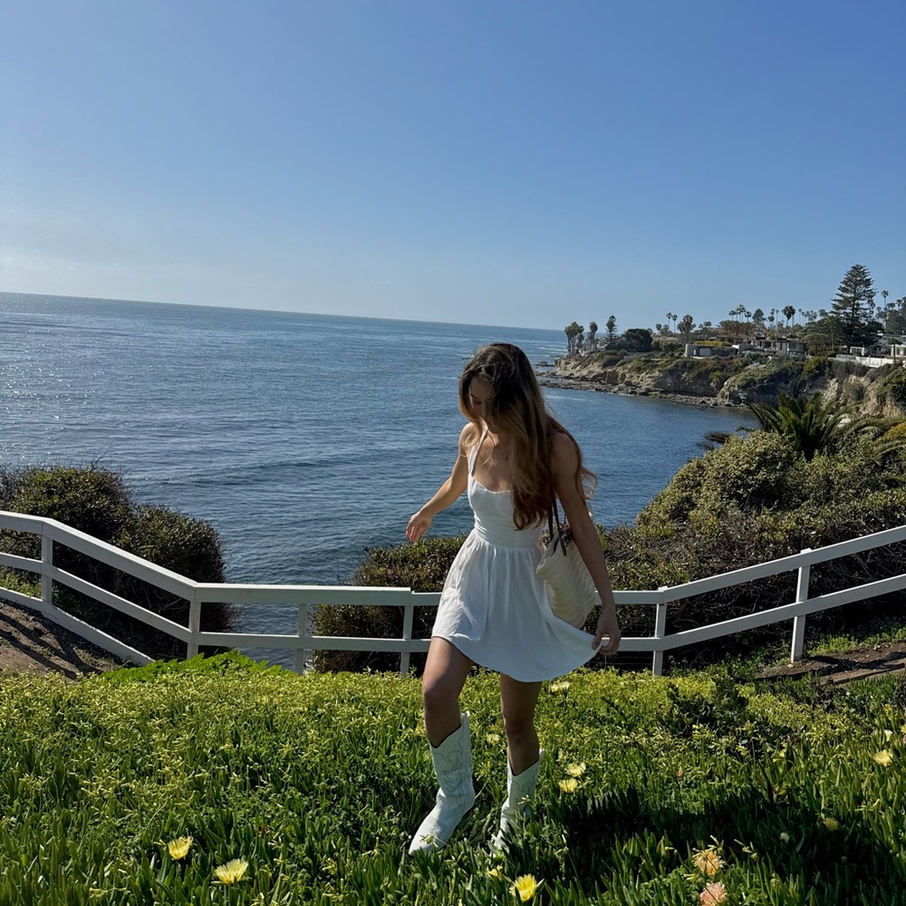 Peppermayo White Mini Dress